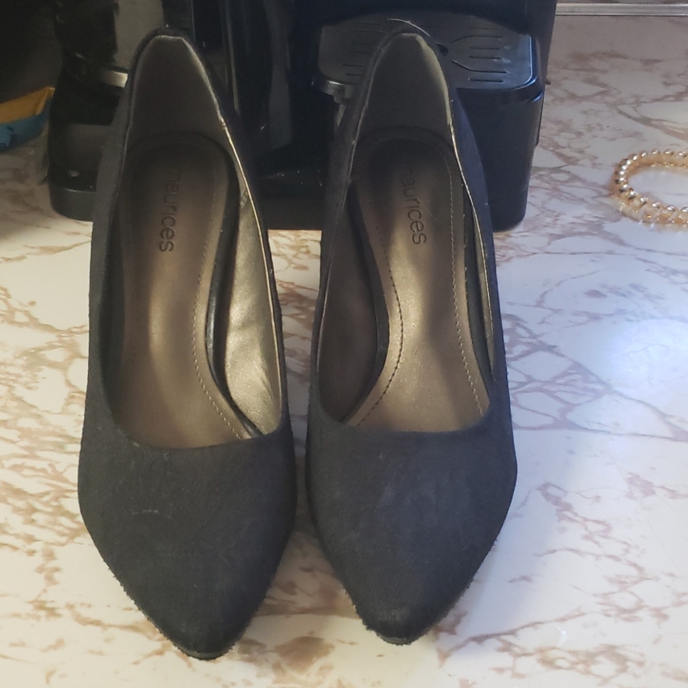 Lace high heels